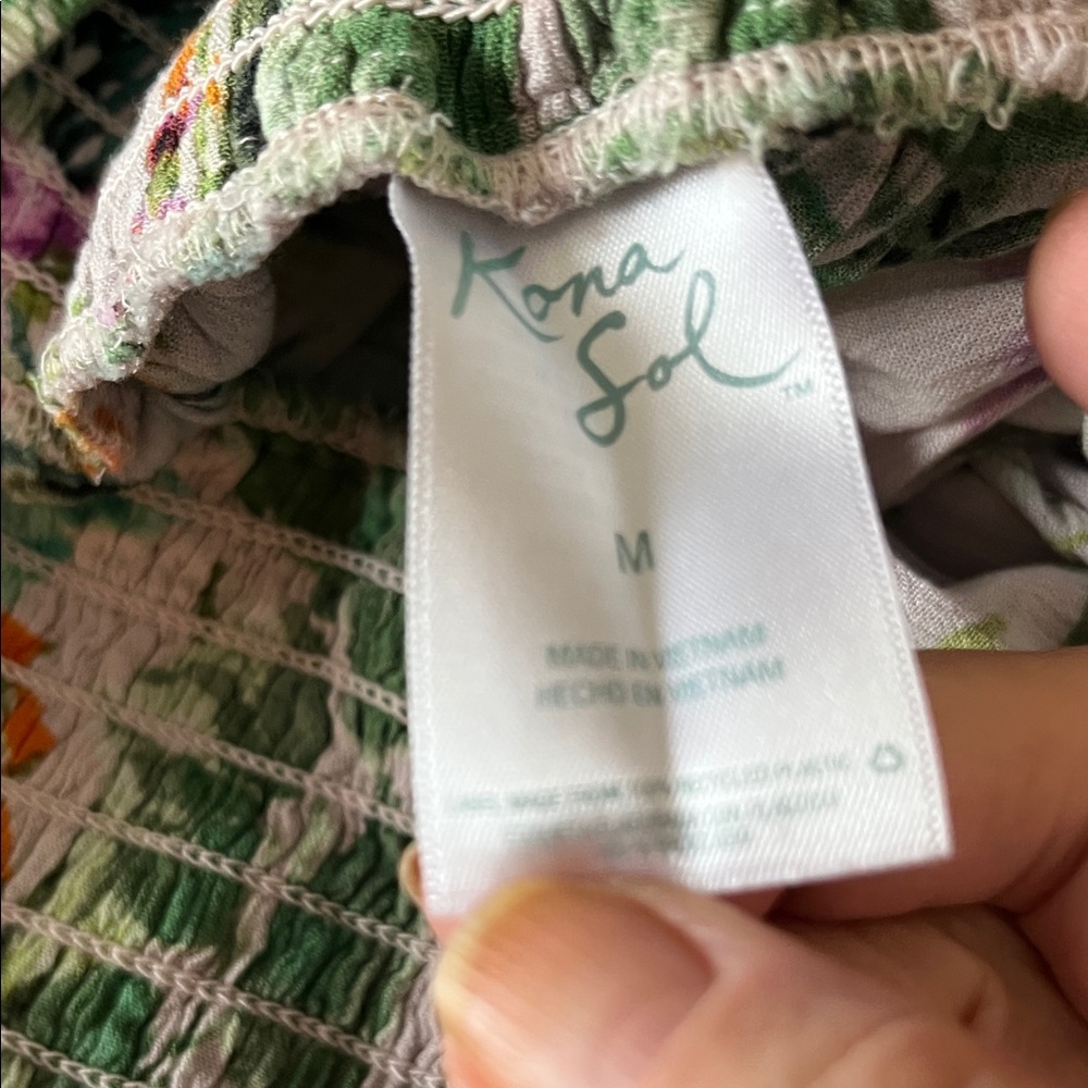Kona Sol Tropical Floral Maxi Skirt - Picture 8 of 9